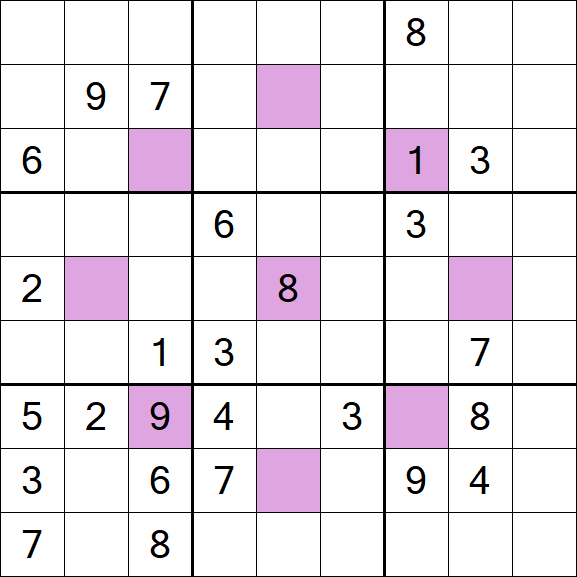 Asterisk Sudoku - Hard