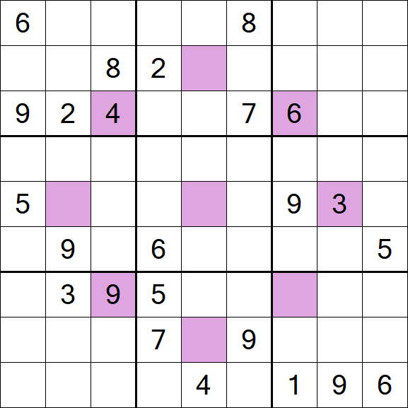 Asterisk Sudoku - Hard