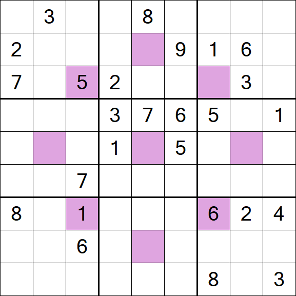 Asterisk Sudoku - Hard