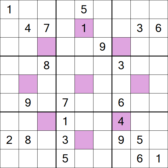 Asterisk Sudoku - Hard