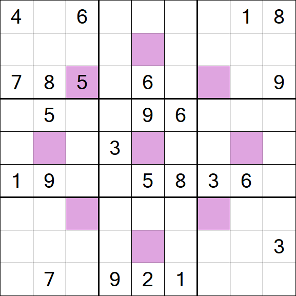 Asterisk Sudoku - Hard