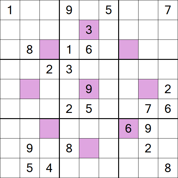 Asterisk Sudoku - Hard