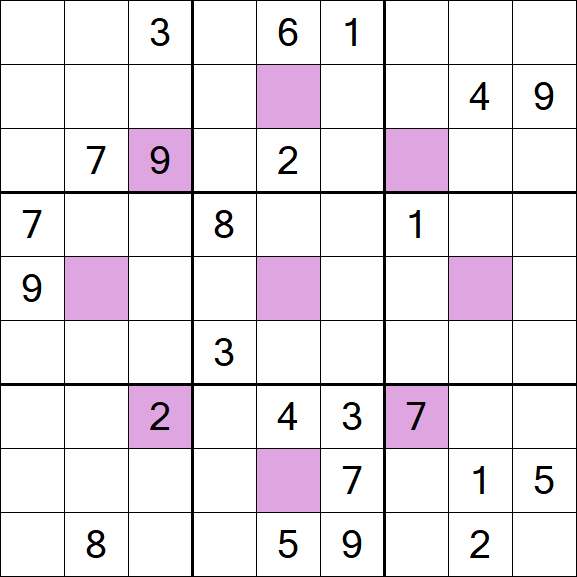 Asterisk Sudoku - Hard