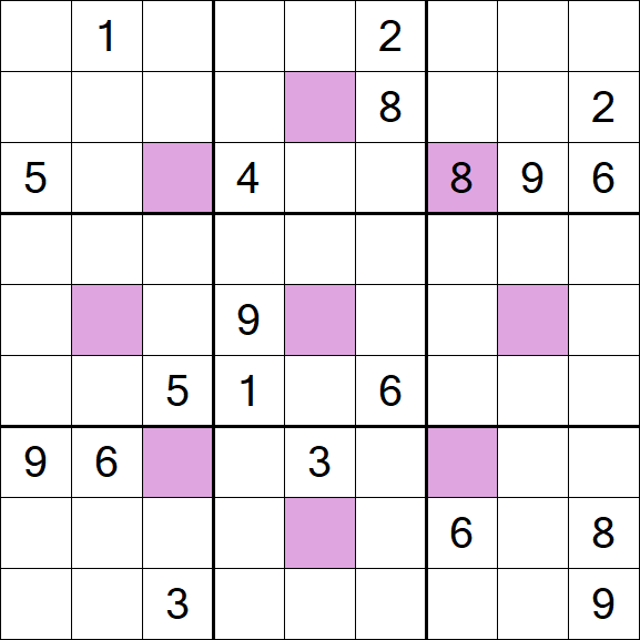 Asterisk Sudoku - Difficile