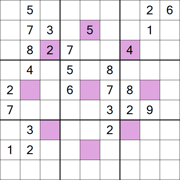 Asterisk Sudoku - Difficile
