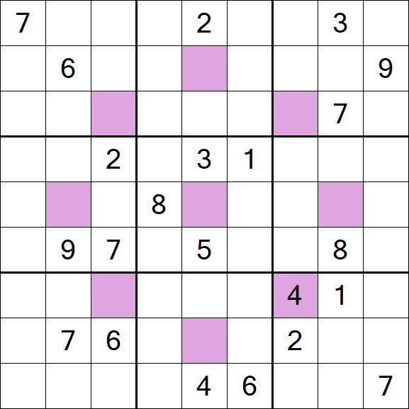 Asterisk Sudoku - Hard
