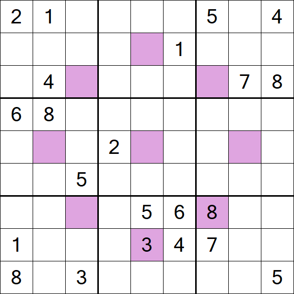 Asterisk Sudoku - Hard