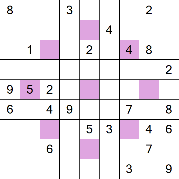 Asterisk Sudoku - Difficile