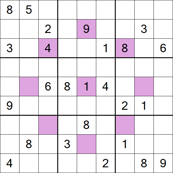 Asterisk Sudoku - Hard