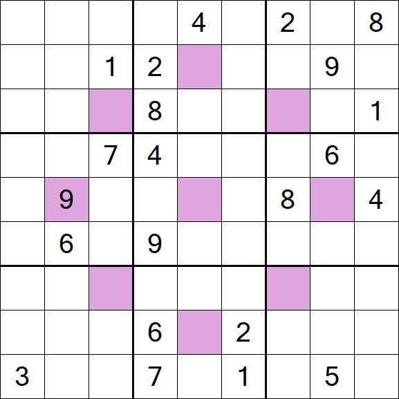 Asterisk Sudoku - Hard