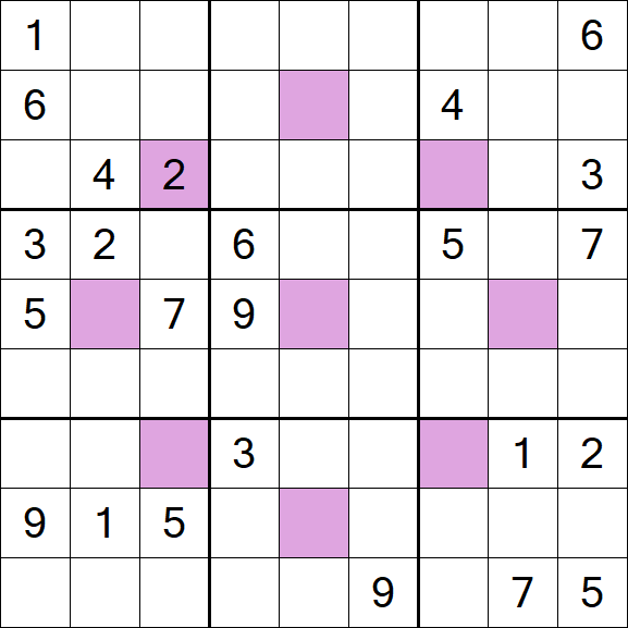 Asterisk Sudoku - Hard