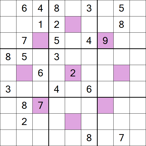 Asterisk Sudoku - Hard