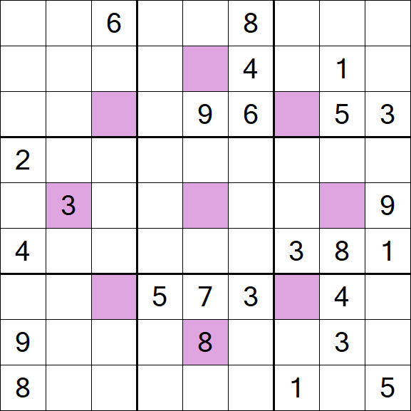 Asterisk Sudoku - Hard