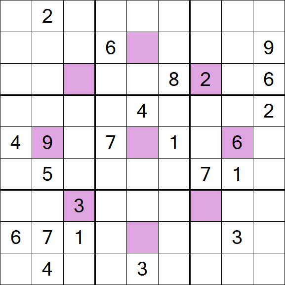 Asterisk Sudoku - Hard