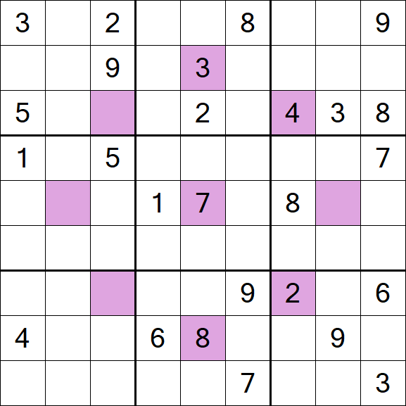 Asterisk Sudoku - Difficile