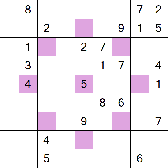 Asterisk Sudoku - Difícil