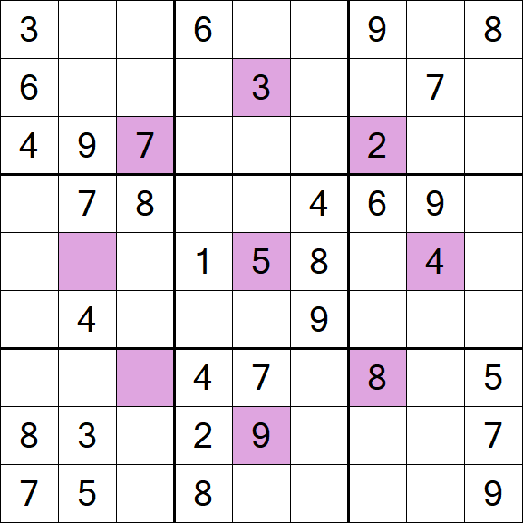 Asterisk Sudoku - Moyen