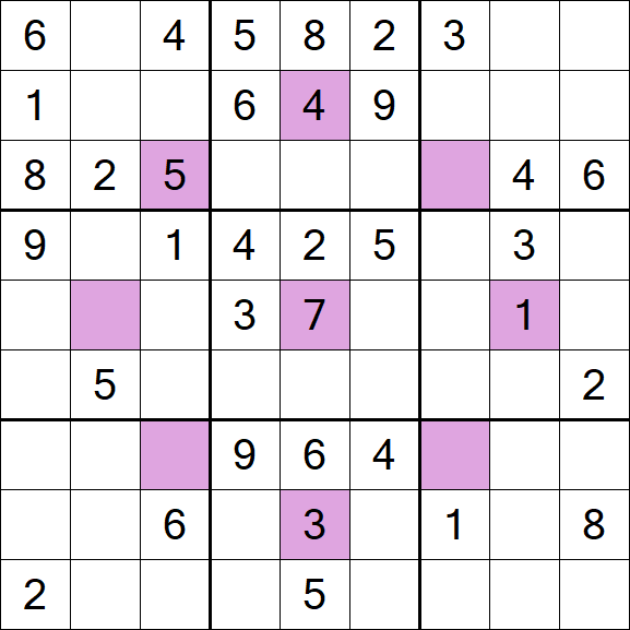 Asterisk Sudoku - Medium