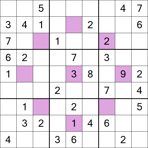 Asterisk Sudoku - Medium