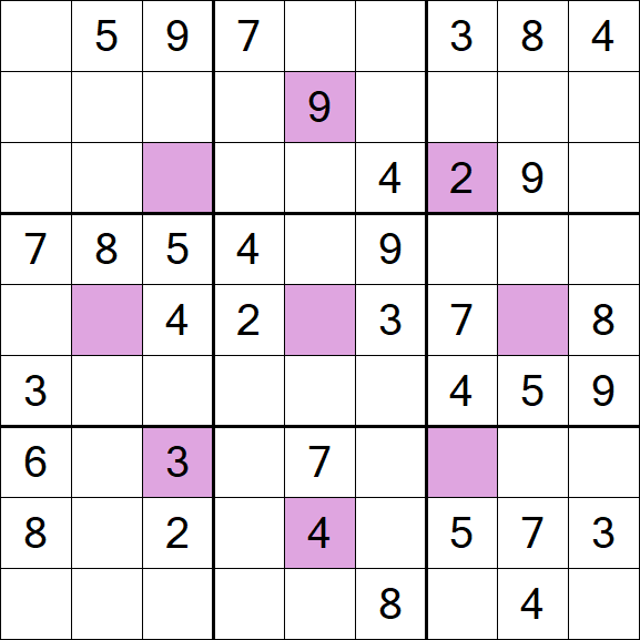 Asterisk Sudoku - Médio