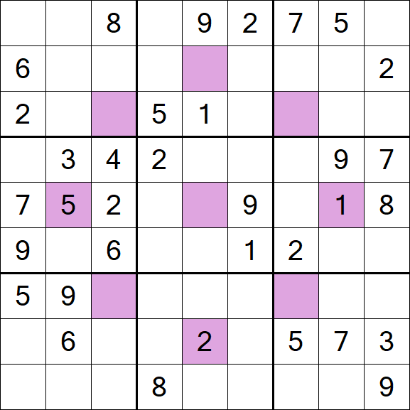 Asterisk Sudoku - Médio