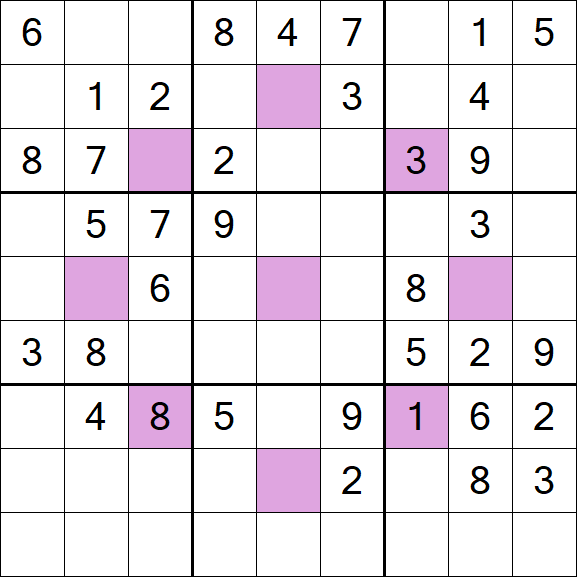 Asterisk Sudoku - Médio