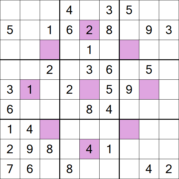 Asterisk Sudoku - Médio