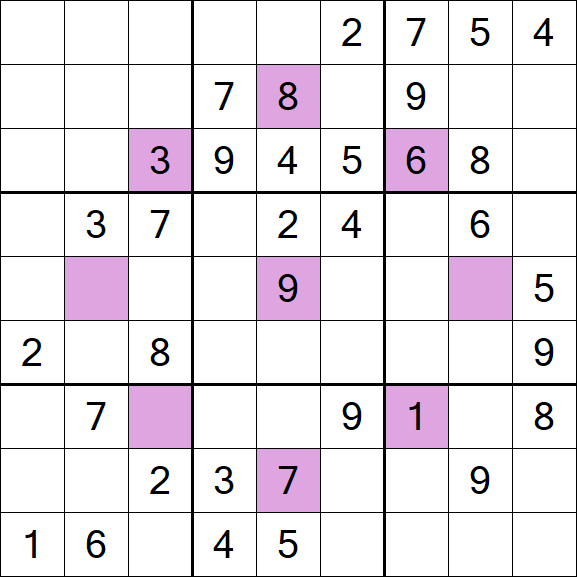 Asterisk Sudoku - Médio