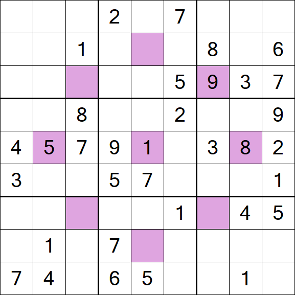 Asterisk Sudoku - Médio