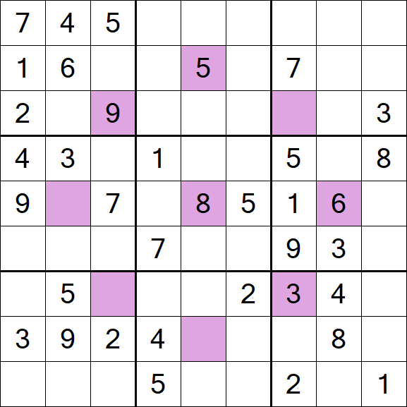 Asterisk Sudoku - Médio