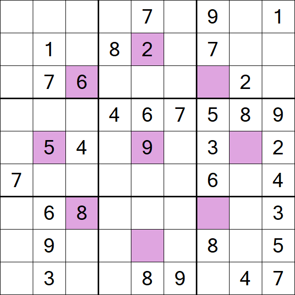 Asterisk Sudoku - Médio