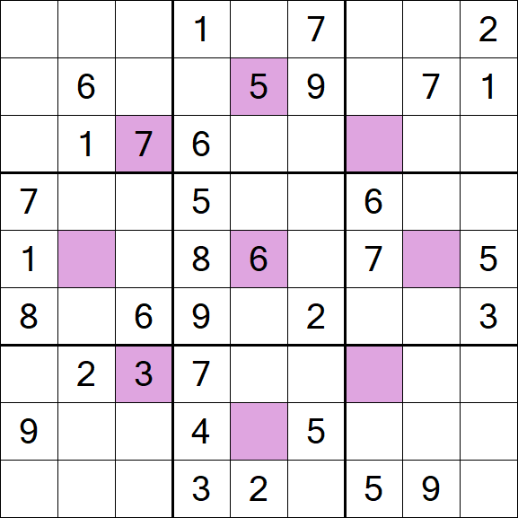 Asterisk Sudoku - Médio
