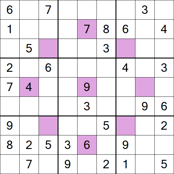 Asterisk Sudoku - Médio