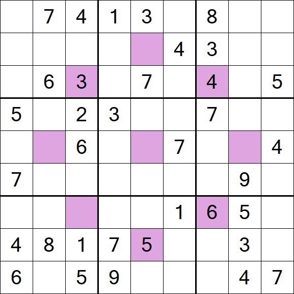 Asterisk Sudoku - Médio