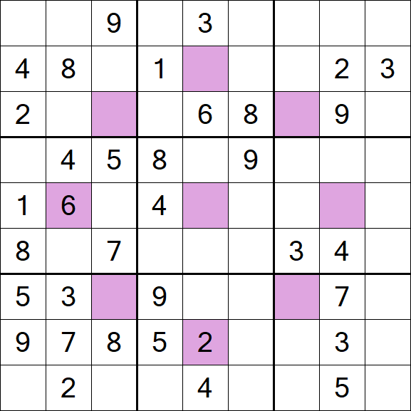 Asterisk Sudoku - Médio