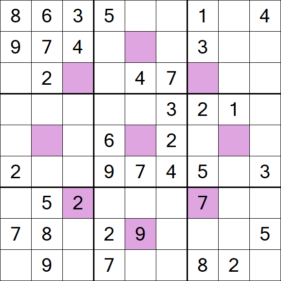 Asterisk Sudoku - Médio