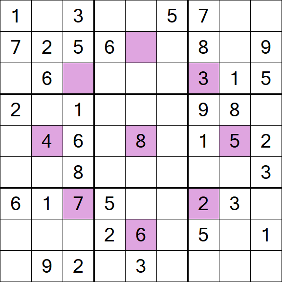 Asterisk Sudoku - Médio