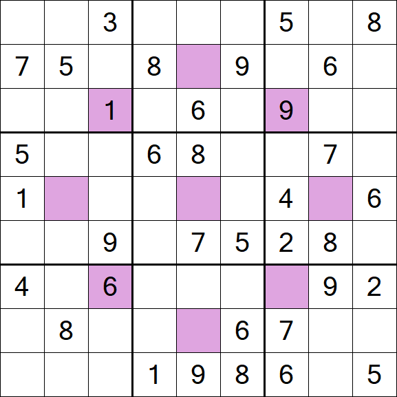 Asterisk Sudoku - Médio