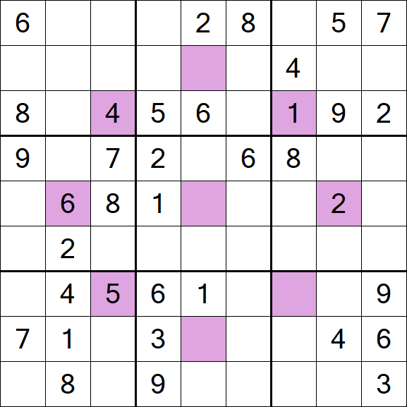 Asterisk Sudoku - Médio