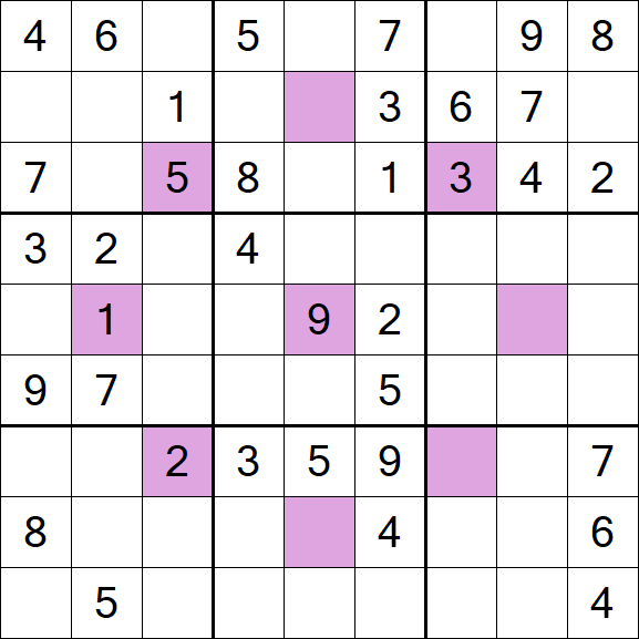 Asterisk Sudoku - Médio
