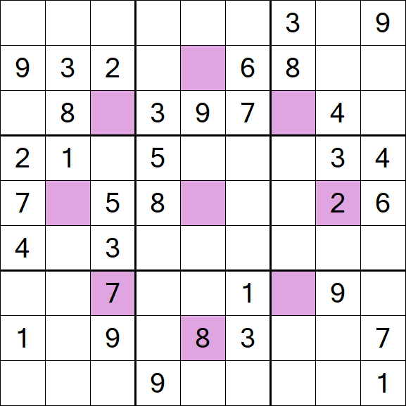 Asterisk Sudoku - Médio
