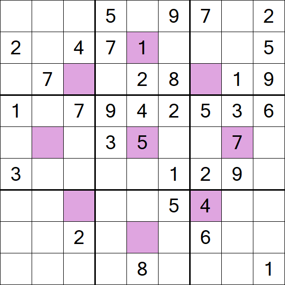 Asterisk Sudoku - Médio