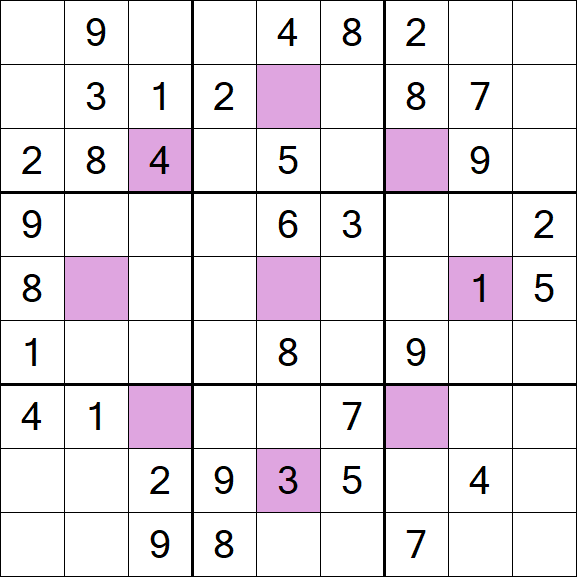 Asterisk Sudoku - Médio