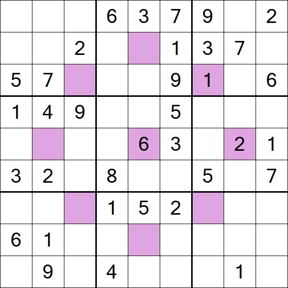 Asterisk Sudoku - Médio
