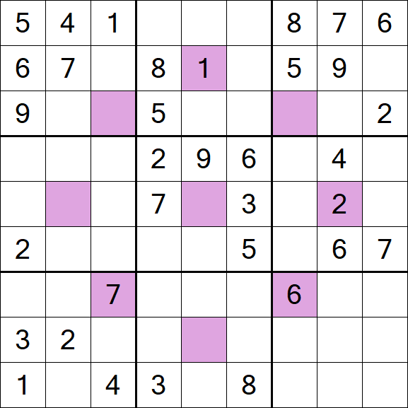 Asterisk Sudoku - Médio
