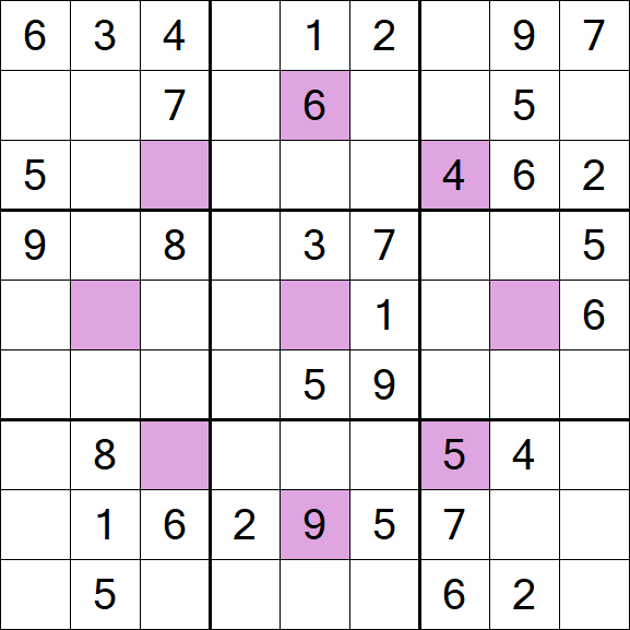 Asterisk Sudoku - Médio