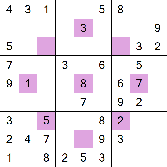Asterisk Sudoku - Médio