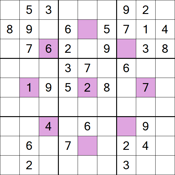 Asterisk Sudoku - Médio