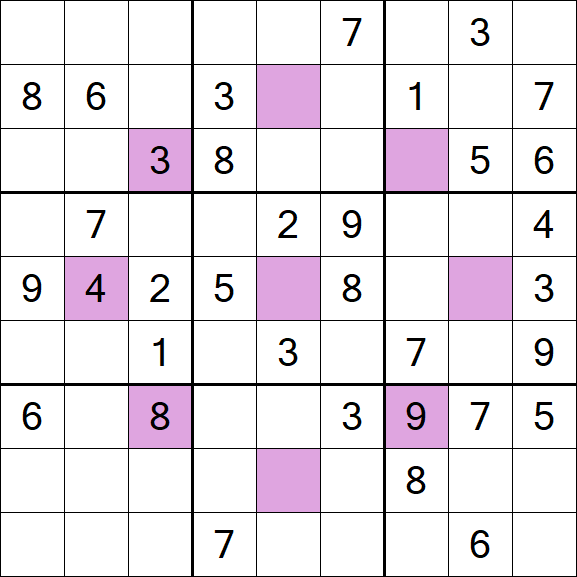 Asterisk Sudoku - Médio
