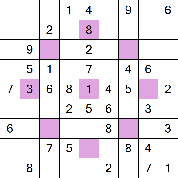 Asterisk Sudoku - Médio